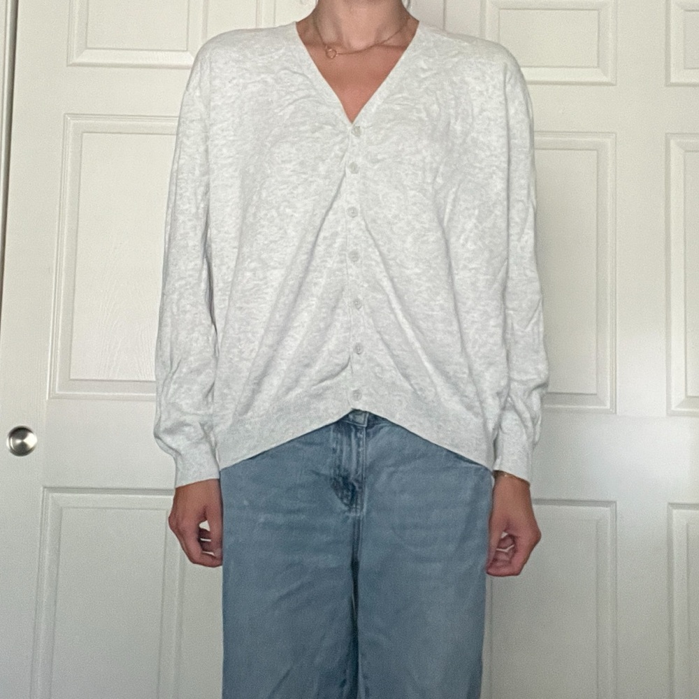 Brandy Melville Oversized Grey Cardigan